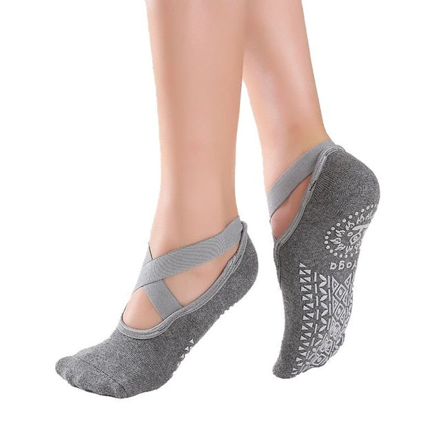 Women's Bandage Yoga Socks