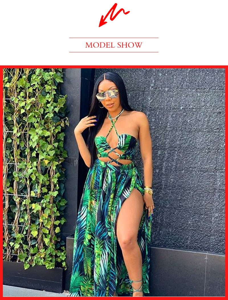Palm Trees and Summer Breeze Dress
