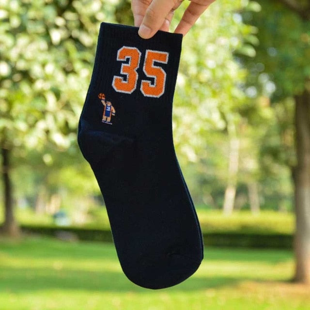 Number Label Basketball Socks