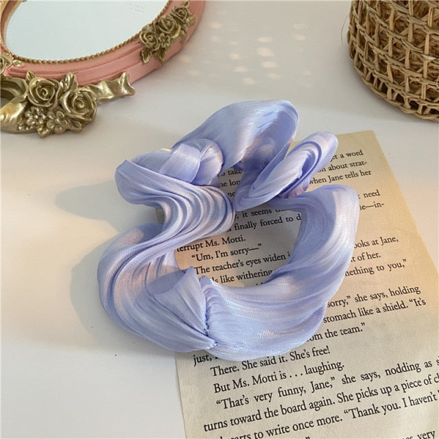 Fashion Leather Scrunchies
