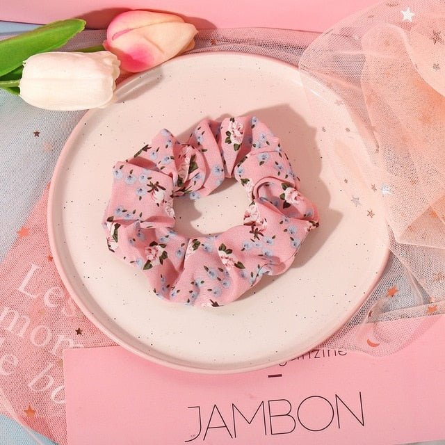 Fashion Leather Scrunchies