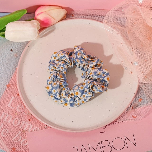 Fashion Leather Scrunchies