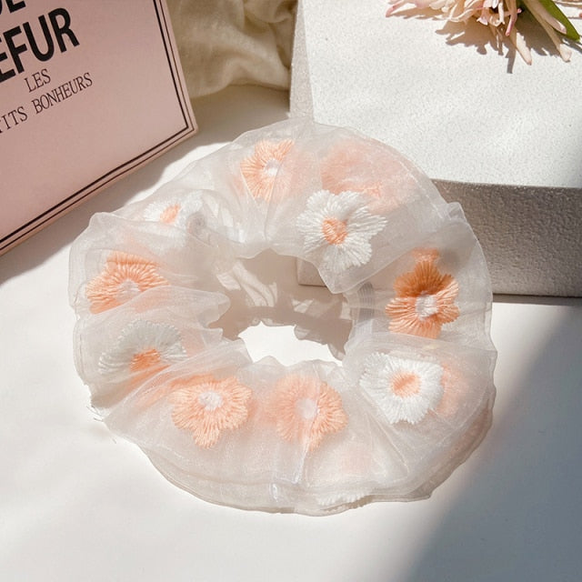 Fashion Leather Scrunchies