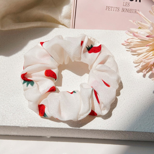 Fashion Leather Scrunchies