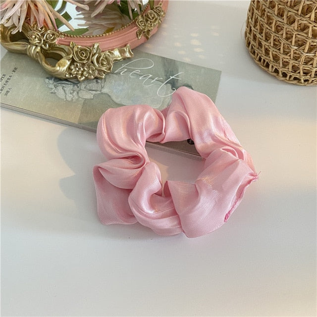 Fashion Leather Scrunchies
