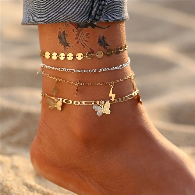 Gold Layer Anklet / Ankle Bracelet