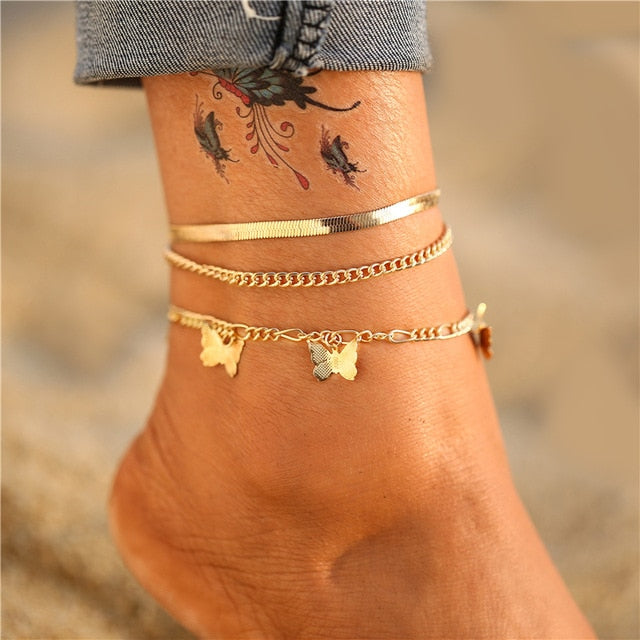 Gold Layer Anklet / Ankle Bracelet