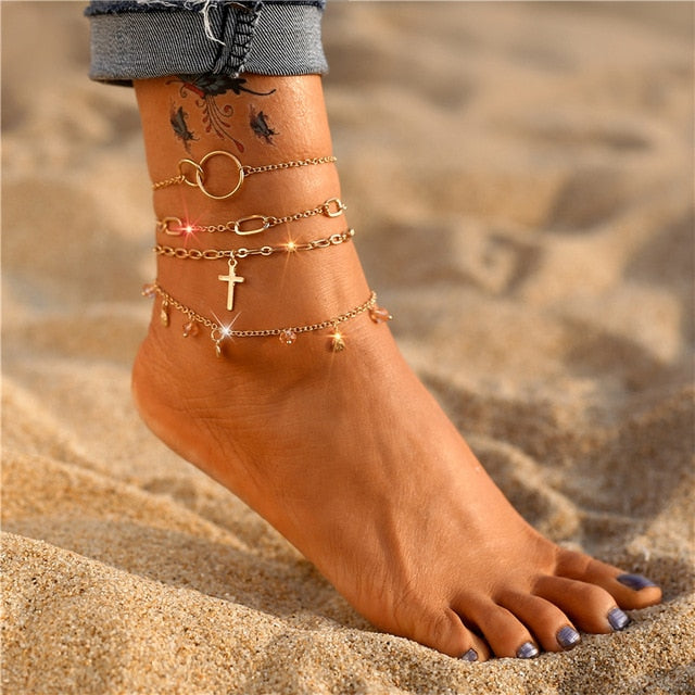 Gold Layer Anklet / Ankle Bracelet