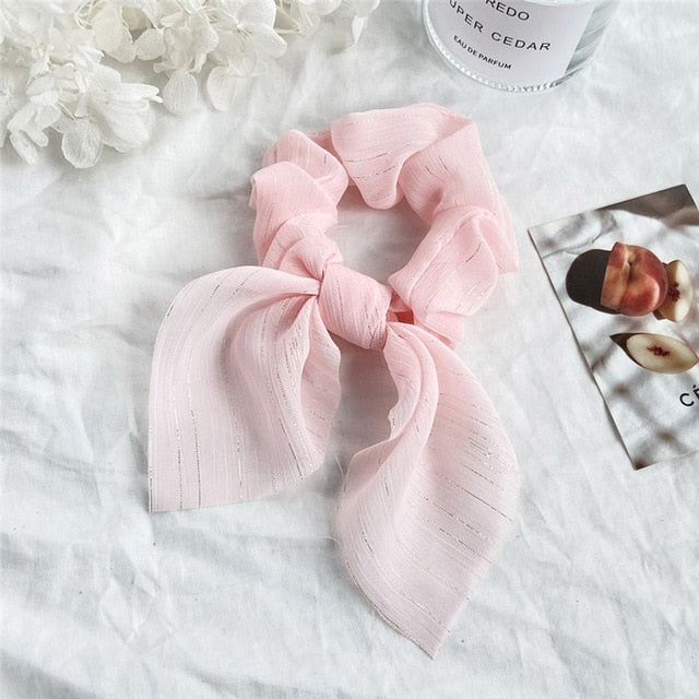Fashion Leather Scrunchies