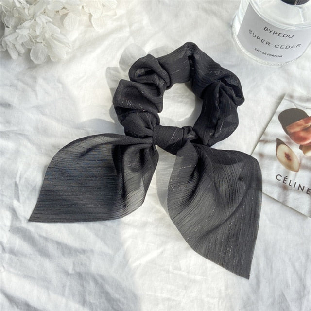 Fashion Leather Scrunchies