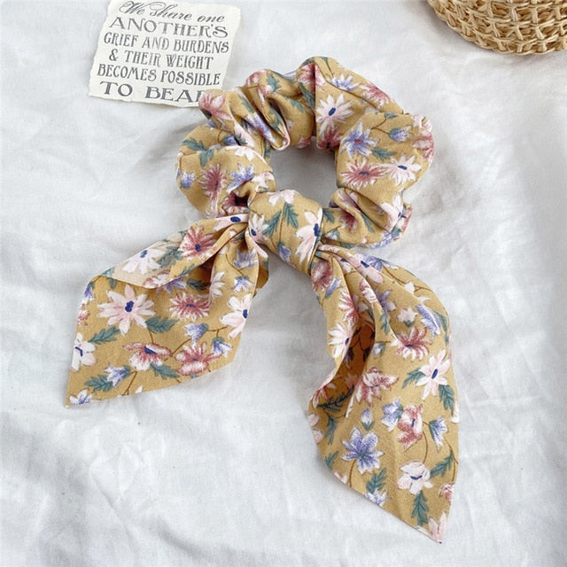Fashion Leather Scrunchies