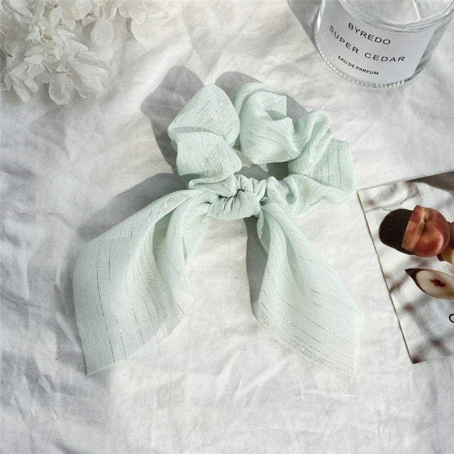 Fashion Leather Scrunchies
