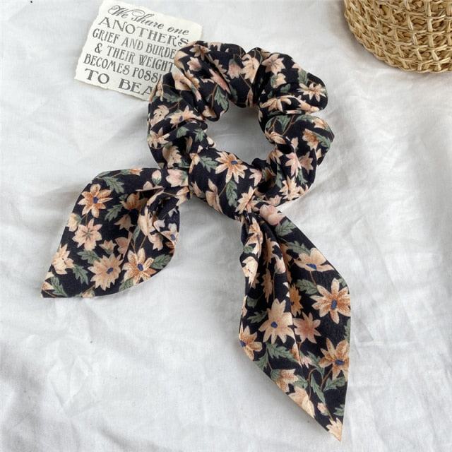 Fashion Leather Scrunchies