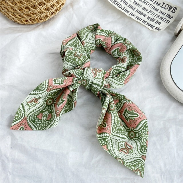 Fashion Leather Scrunchies