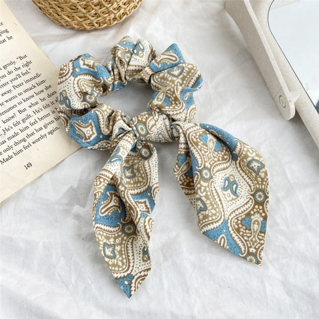 Fashion Leather Scrunchies