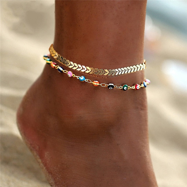 Gold Layer Anklet / Ankle Bracelet
