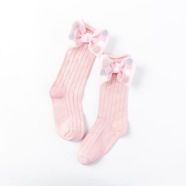 Infant Toddler Big Bow Socks