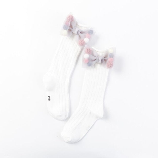 Infant Toddler Big Bow Socks
