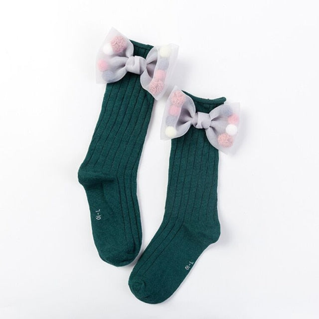 Infant Toddler Big Bow Socks