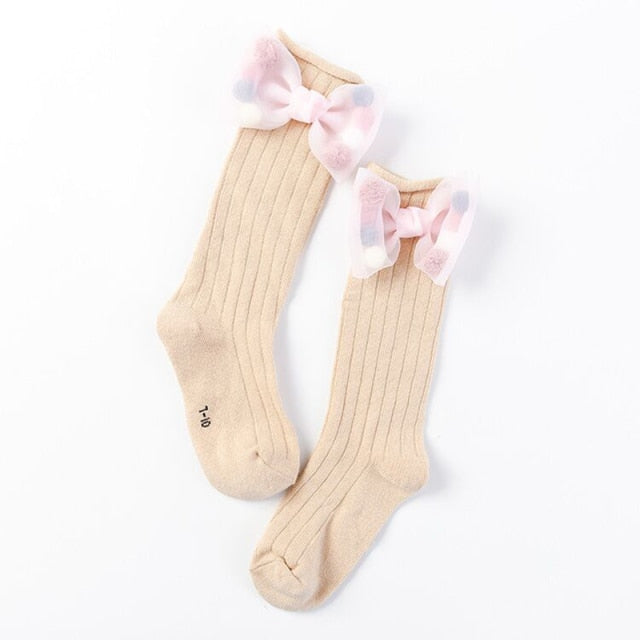 Infant Toddler Big Bow Socks